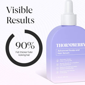 THORN & BERRY pipette applying drops to scalp for targeted treatment and easy absorption