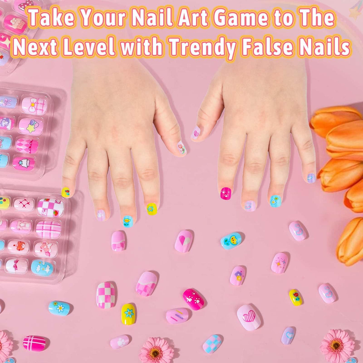 Thrilez kids playing with nails in a lifestyle scene encouraging creativity