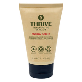 Thrive Natural Care front packaging showing tube and brand benefits