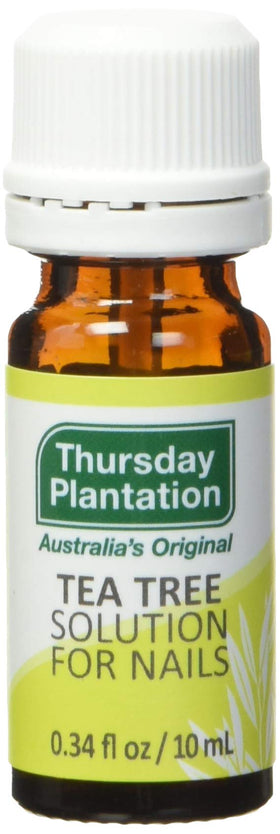 Thursday Plantation front bottle view showing label and travel-friendly benefit