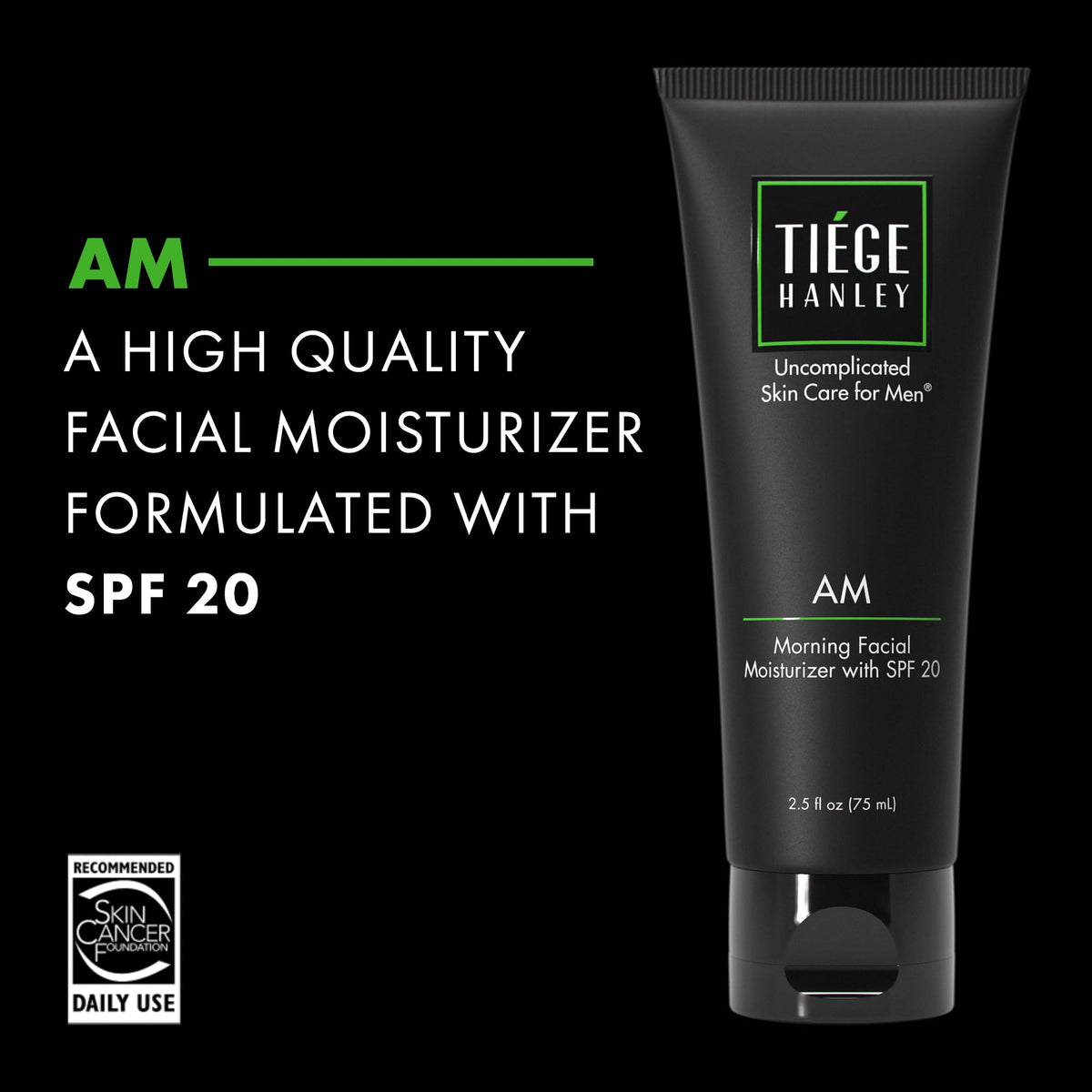 Tiege Hanley cream texture close-up demonstrating lightweight, non-greasy feel