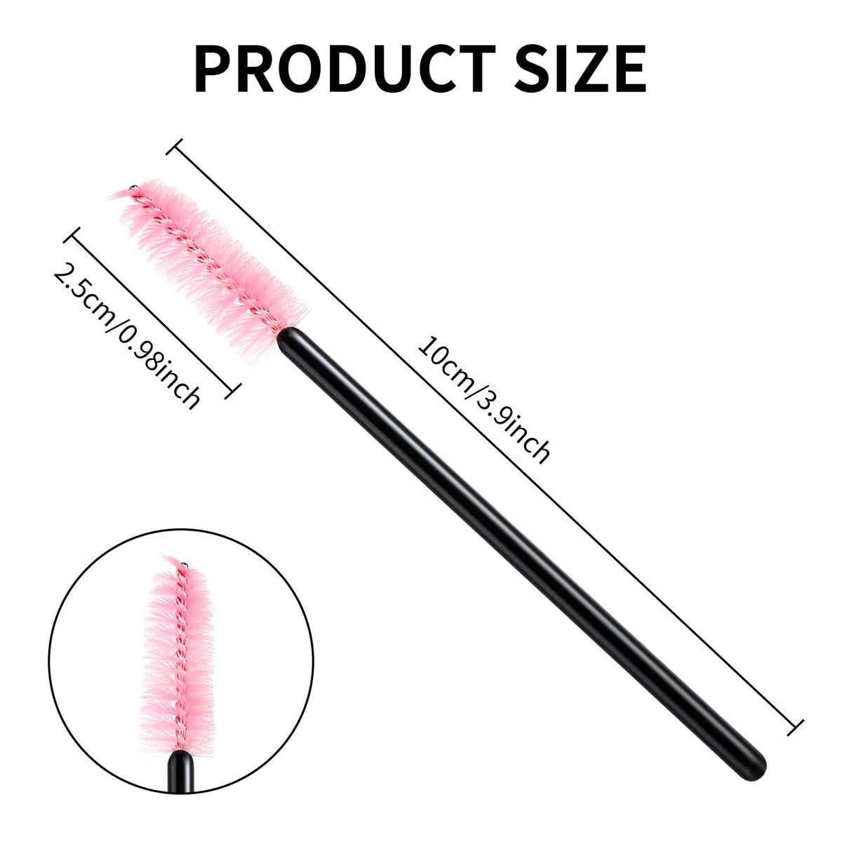 tifanso close-up of tapered nylon bristles, precise separation benefit