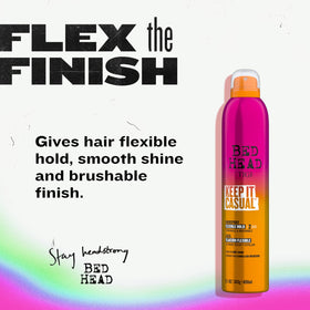 TIGI Bed Head aerosol nozzle close-up for precise, controlled spray