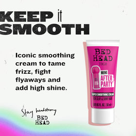 TIGI Bed Head open cap and cream dispensed demonstrating easy application