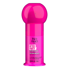 TIGI Bed Head being smoothed through hair to control frizz and create glossy strands