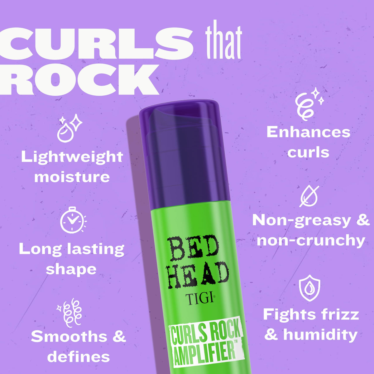 TIGI Bed Head applied to damp hair demonstrating improved curl formation