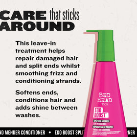 TIGI Bed Head being applied to damp hair for detangling benefits