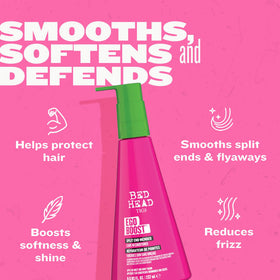 TIGI Bed Head cream texture close-up demonstrating lightweight hydration