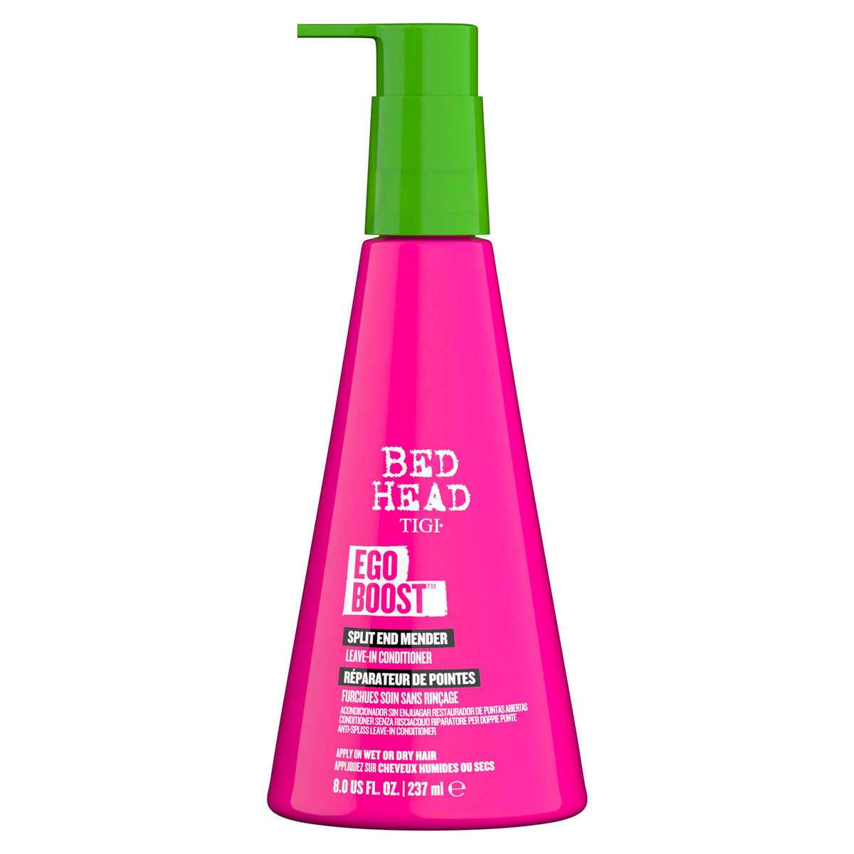 TIGI Bed Head front packaging showing product benefit for repair
