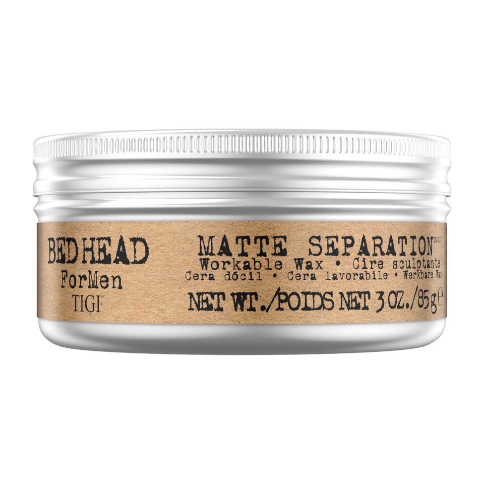 TIGI jar front packaging showing label and 3 ounce size, easy grip