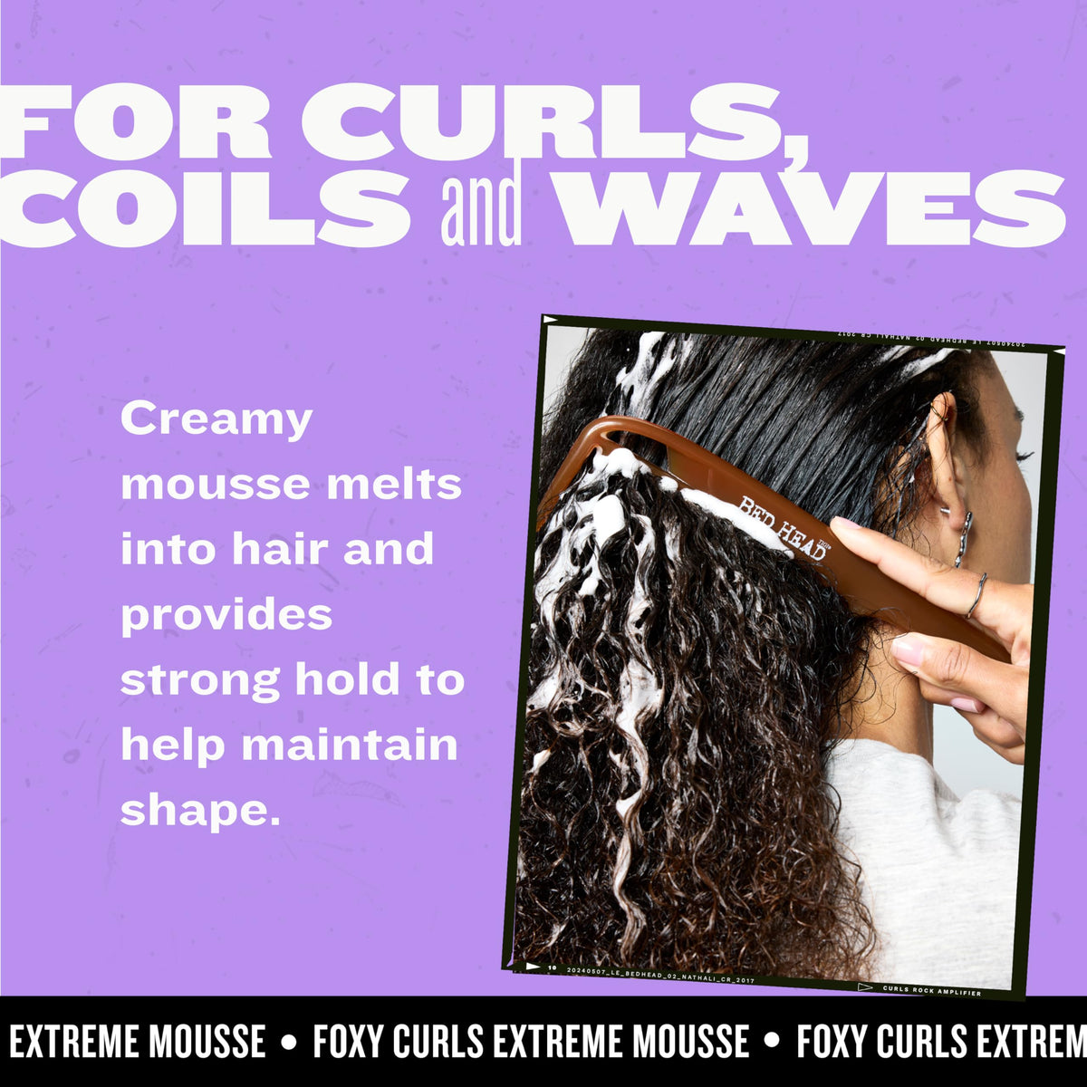 TIGI Bed Head cream texture close-up illustrating lightweight moisture