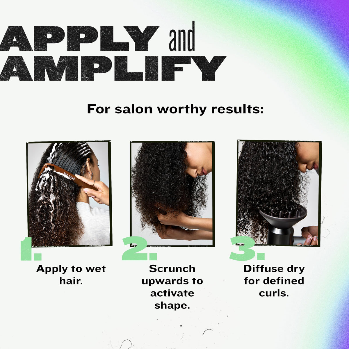 TIGI Bed Head styled model displaying defined frizz-free curls