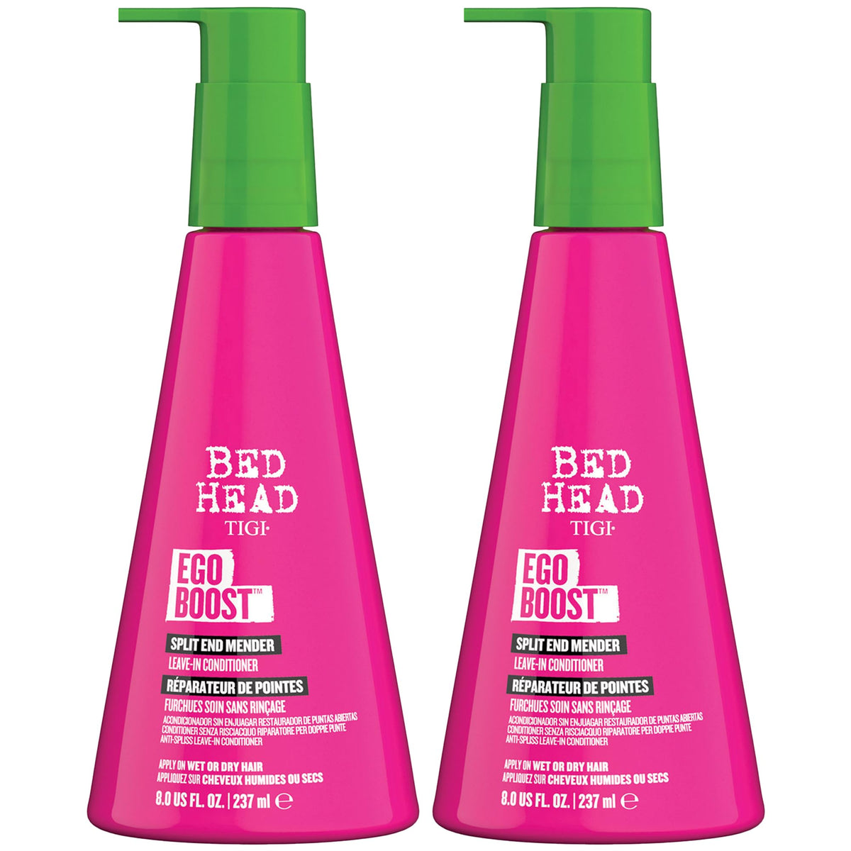 TIGI Bed Head front packaging showing bottle and branding for quick ID