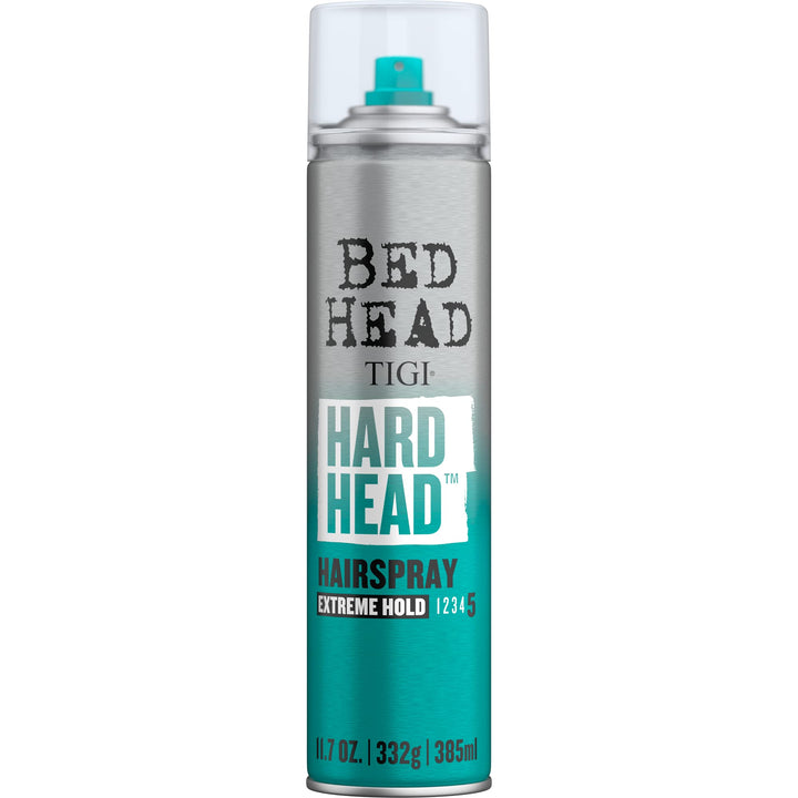 TIGI Bed Head front packaging showing 11.7 oz can and product name, quick identification benefit