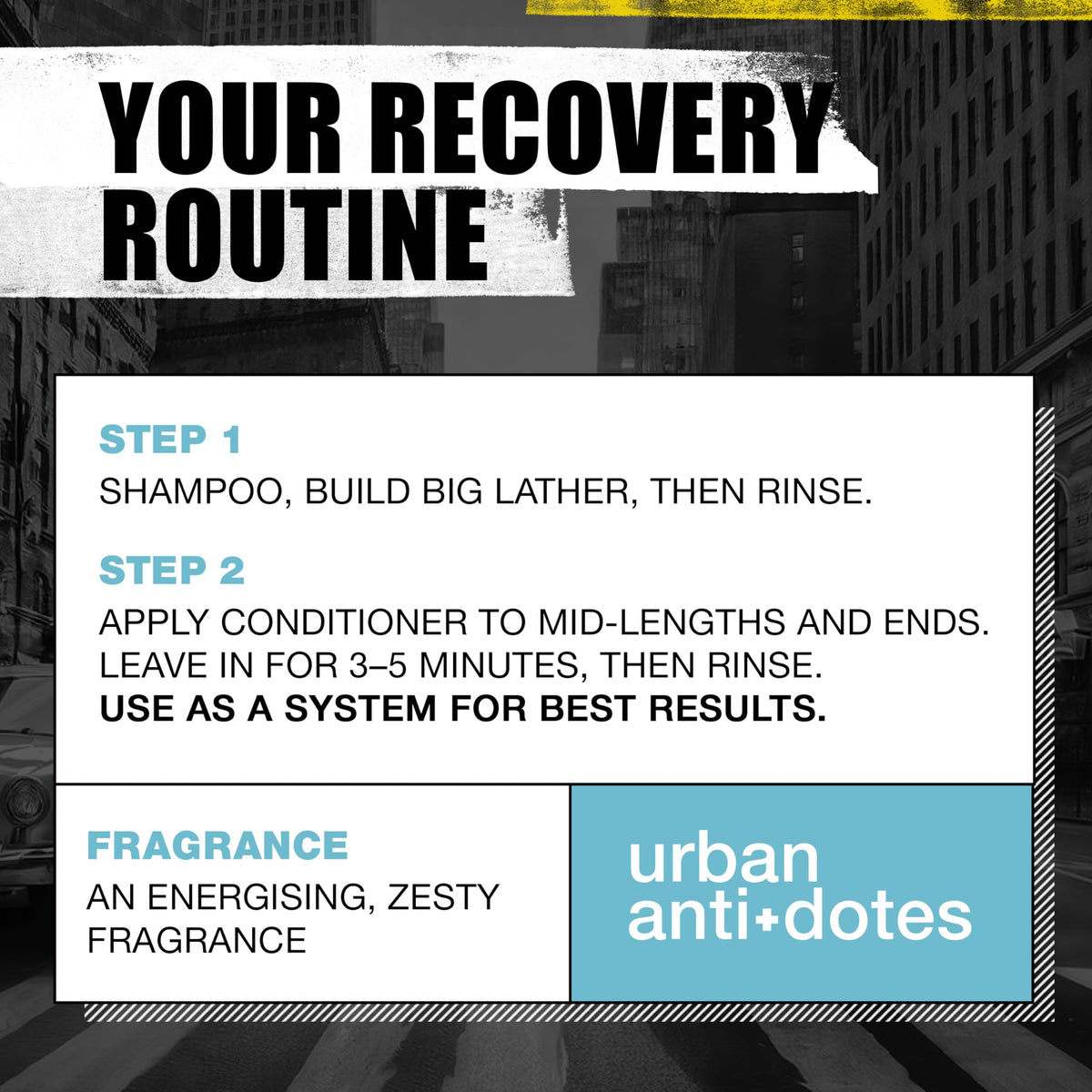 TIGI Bed Head shampoo in shower setting illustrating salon-style at-home care