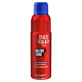 TIGI Bed Head front packaging shows bottle and product details for travel-ready protection