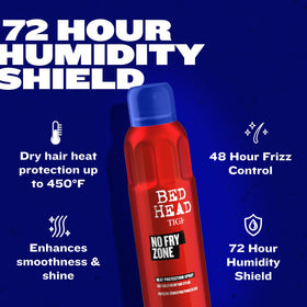 TIGI Bed Head bottle in hand to show 4.5 oz scale and portable convenience