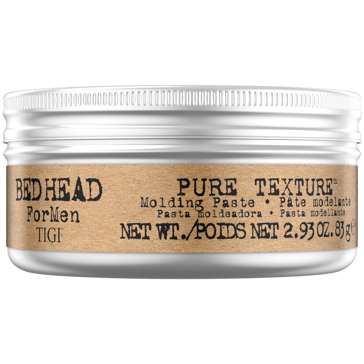 TIGI Bed Head front packaging showing container and branding for easy identification