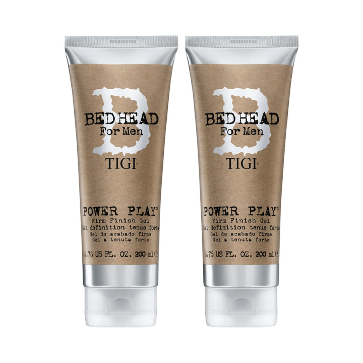 TIGI Bed Head front packaging showing two tubes, clear product benefit