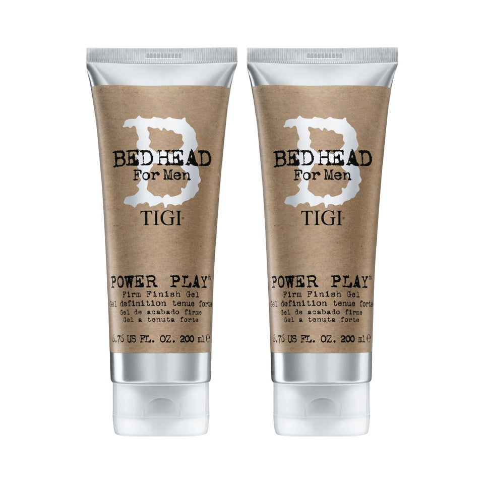 TIGI Bed Head front packaging showing two tubes, clear product benefit
