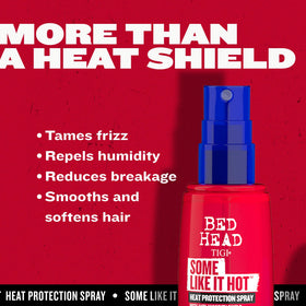 TIGI Bed Head mist texture illustrating lightweight, non-greasy finish
