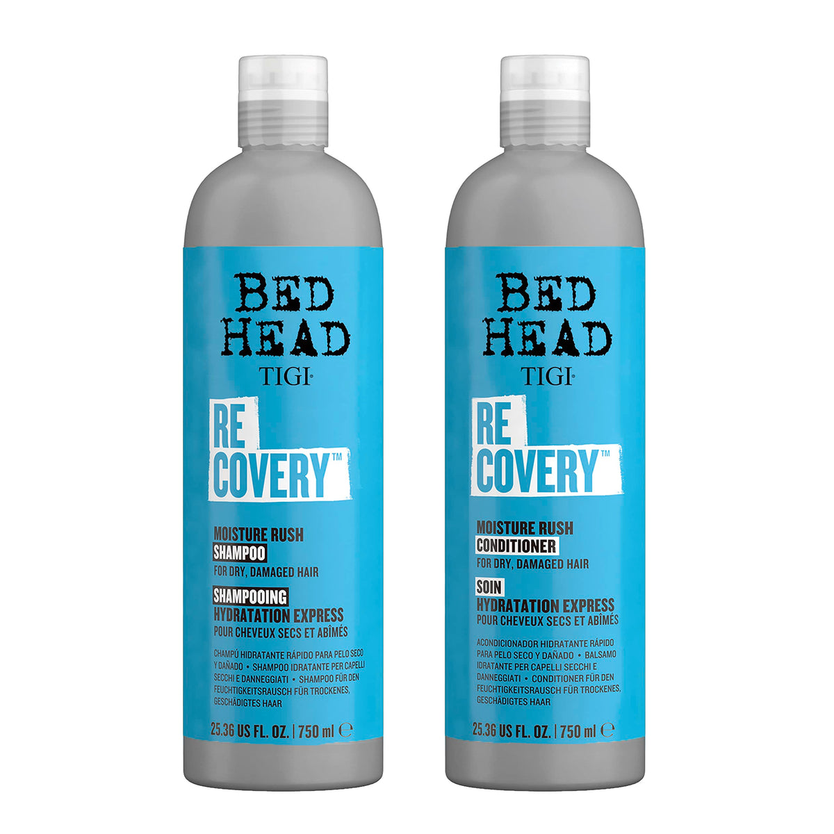 TIGI Bed Head front packaging showing set and benefit of salon-quality repair