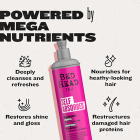 TIGI Bed Head shampoo and conditioner bottles side-by-side for scale