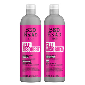 TIGI Bed Head front packaging showing nourishing duo and size