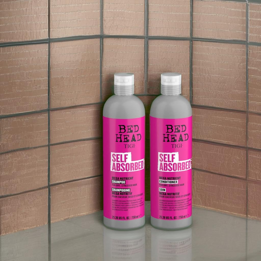 TIGI Bed Head product label close-up highlighting key ingredients