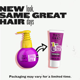 TIGI Bed Head applying to damp hair for added body and manageable styling