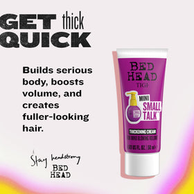 TIGI Bed Head nozzle detail highlighting easy dispensing for precise use