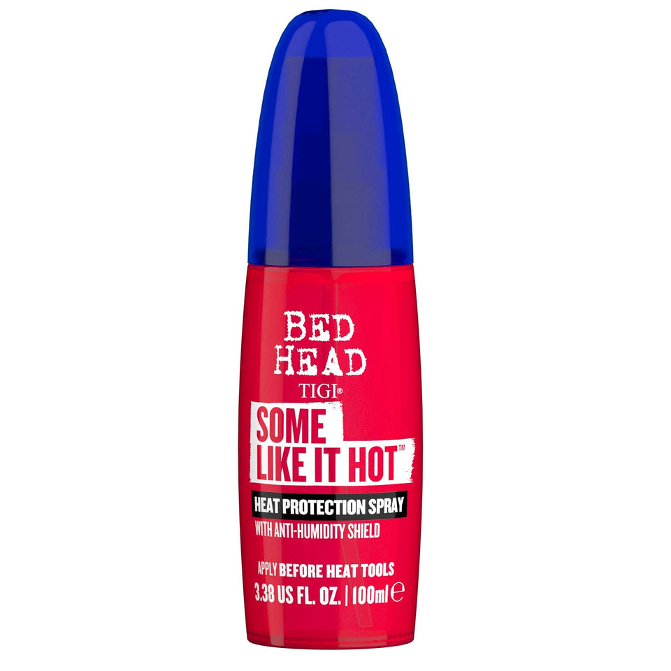TIGI Bed Head front packaging showing bottle and label benefits