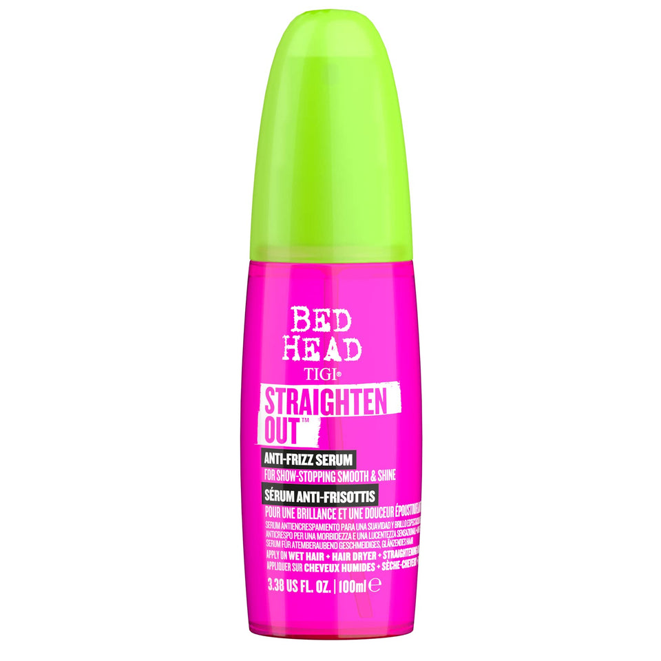TIGI Bed Head front bottle shot showing product and branding for easy identification and shelf appeal