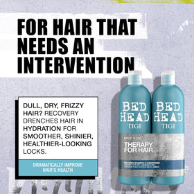 TIGI Bed Head creamy lather close-up showing moisturizing texture benefit