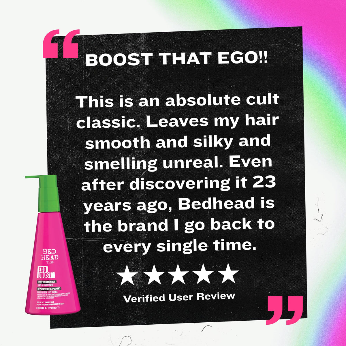 TIGI Bed Head two-bottle set arranged to show the 2-pack value