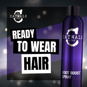 TIGI Catwalk styled lifestyle image of voluminous hair showcasing runway-ready finish