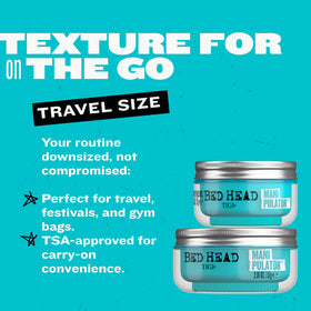 TIGI Manipulator being warmed between hands for smooth even application benefit