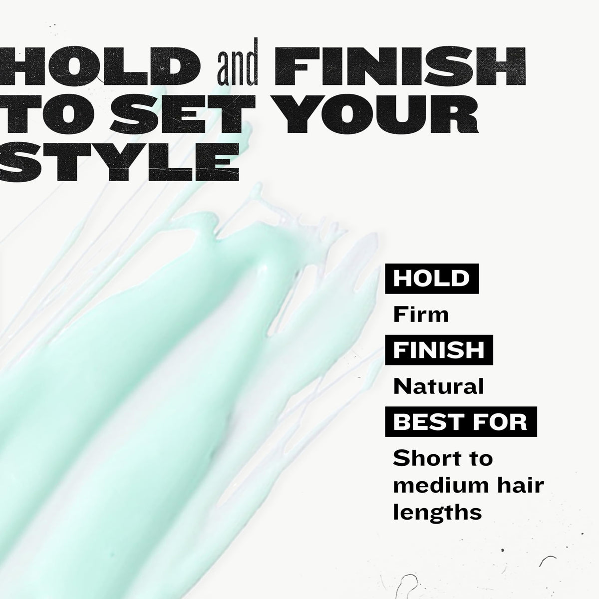 TIGI Manipulator before and after hair comparison demonstrating added texture and volume