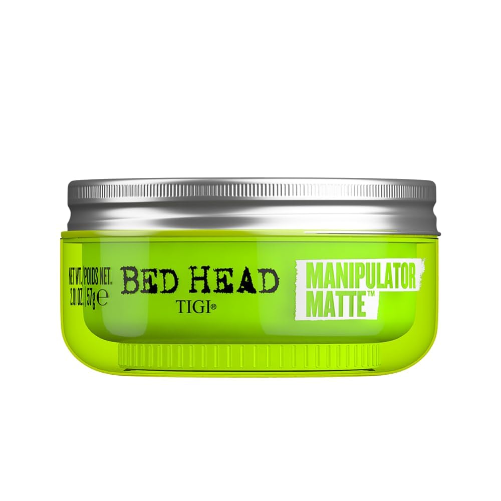 TIGI front jar view showing bold matte styling and strong hold
