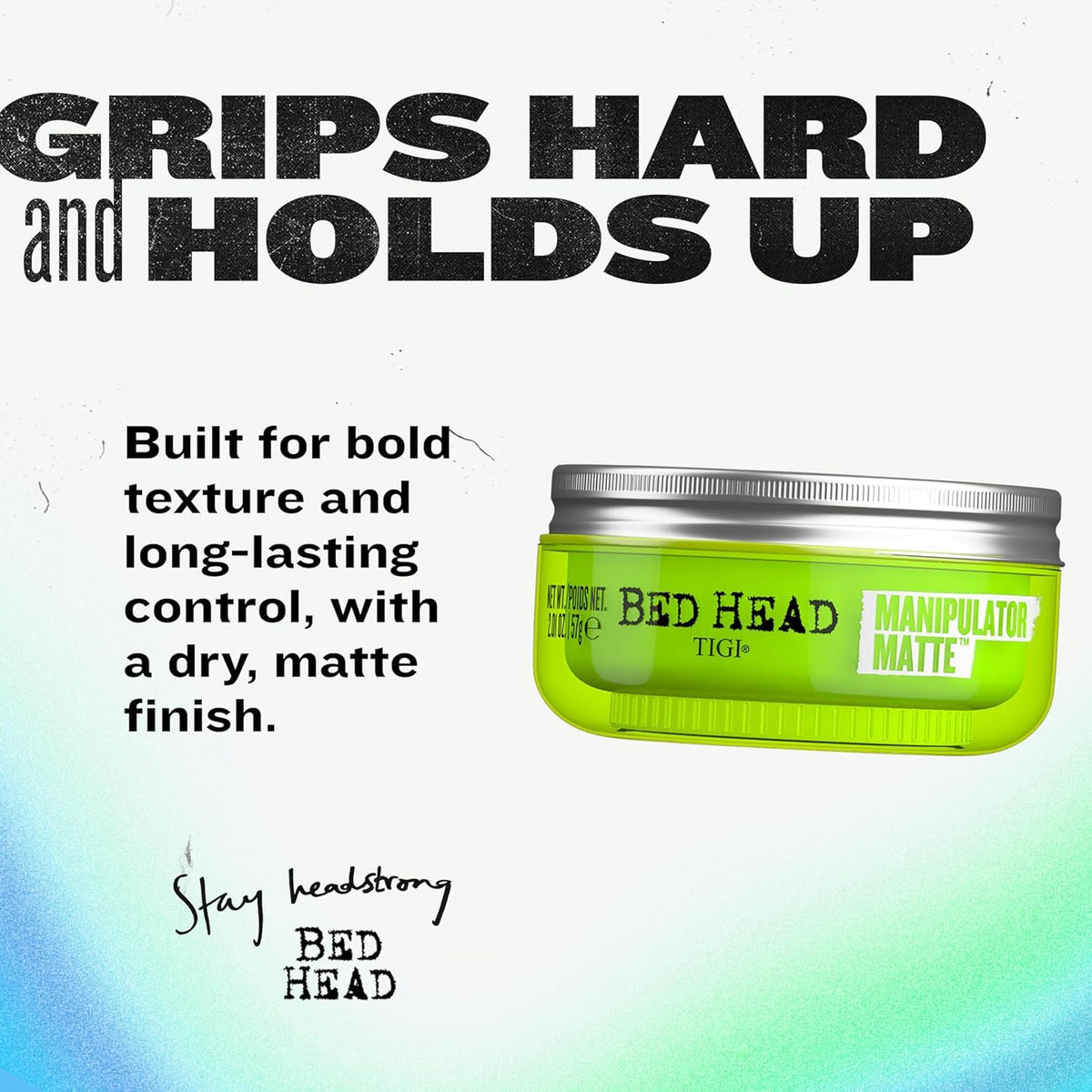 TIGI open jar texture close-up showing paste consistency and grip