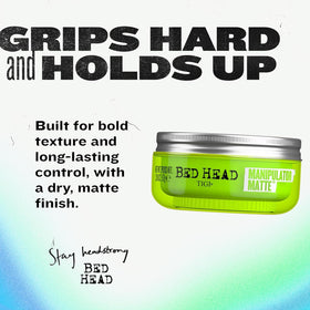 TIGI open jar texture close-up showing paste consistency and grip