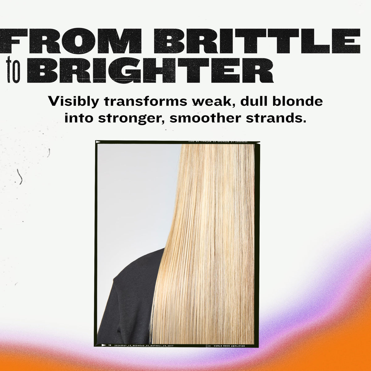 TIGI Serial Blonde bottles held in hand showing actual 25.36 fl oz scale