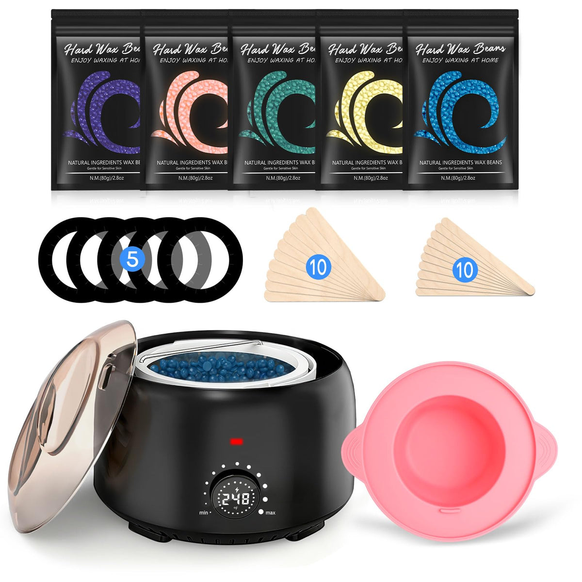 TIKESI front packaging showing complete kit and benefit of all-in-one setup