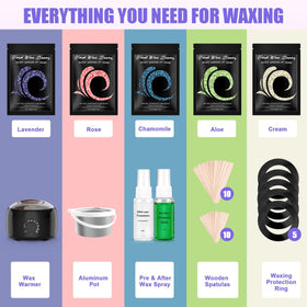 TIKESI waxing kit in use on bikini area illustrating precise hair removal