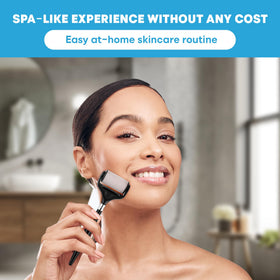 Tilcare derma roller held in hand to show scale and user-friendly design