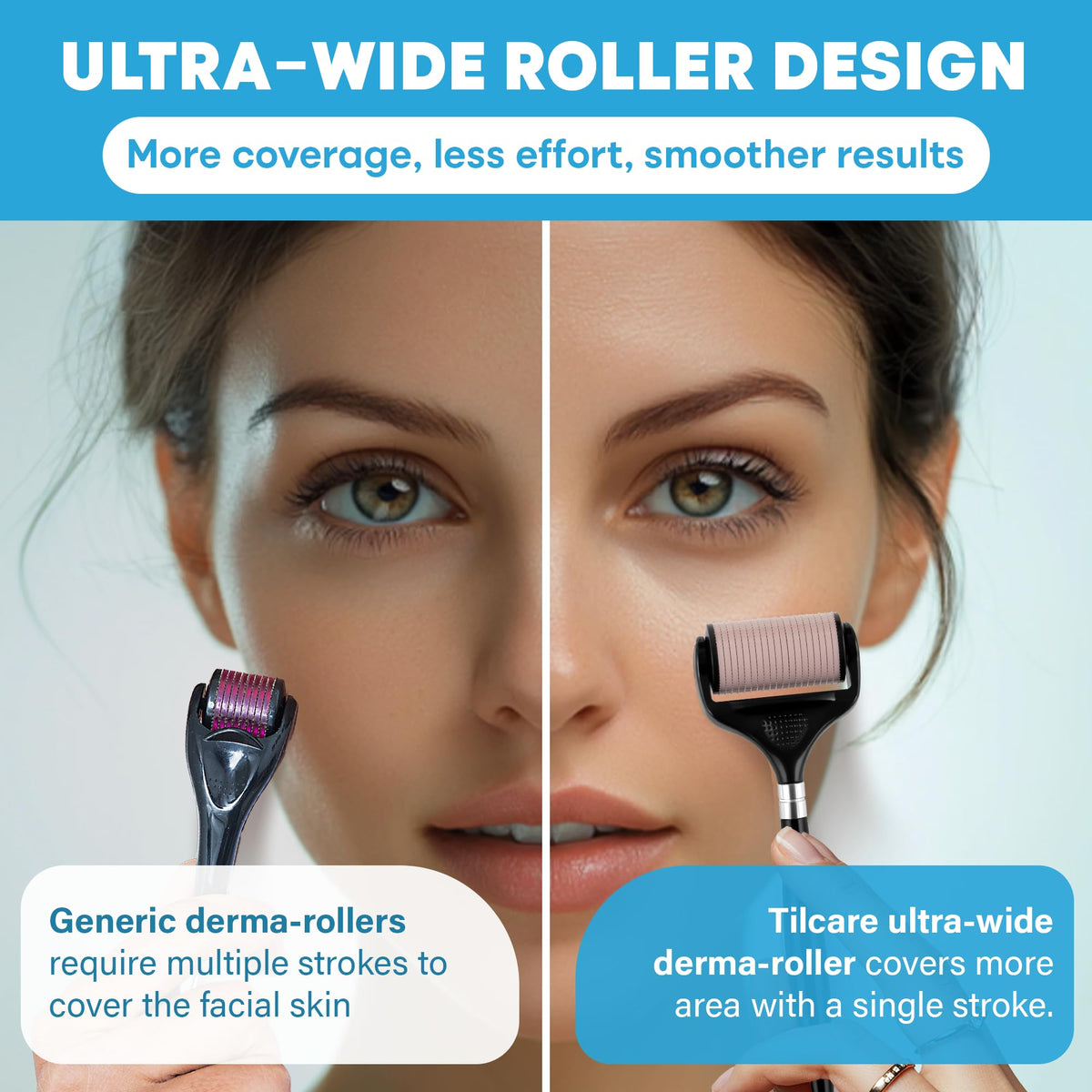 Tilcare handle detail with ergonomic grip for comfortable control