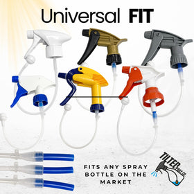 Tilted Spray Co. in a kitchen scene showing safe spray use and convenience