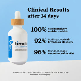 Timeless Skin Care dispensing two pumps to show recommended application amount