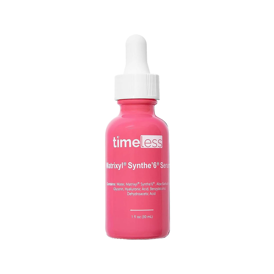 Timeless Skin Care front packaging showing product and benefits