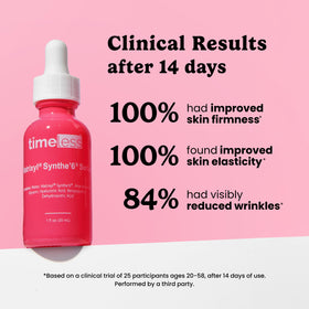 Timeless Skin Care close-up texture of serum showing lightweight gel